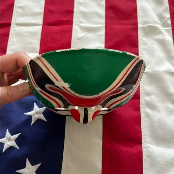 Green & red Chinese opera mask - Picture 7 of 15